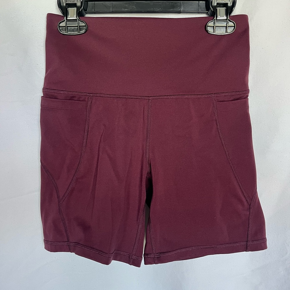 ANTONIO MELANI Maroon Bike Shorts